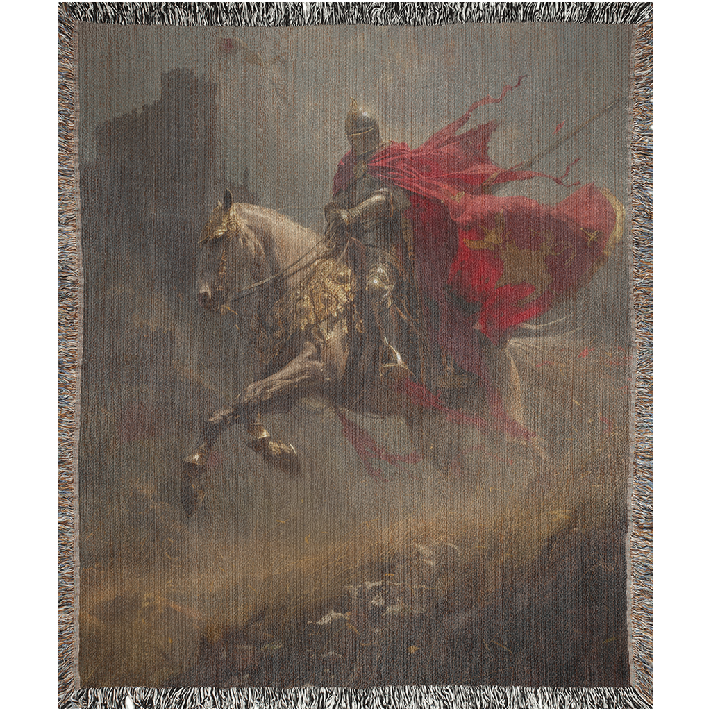 Medieval King Woven Throw Blanket