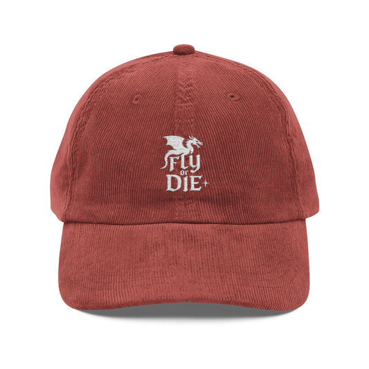 Fly or Die - Vintage Corduroy Cap