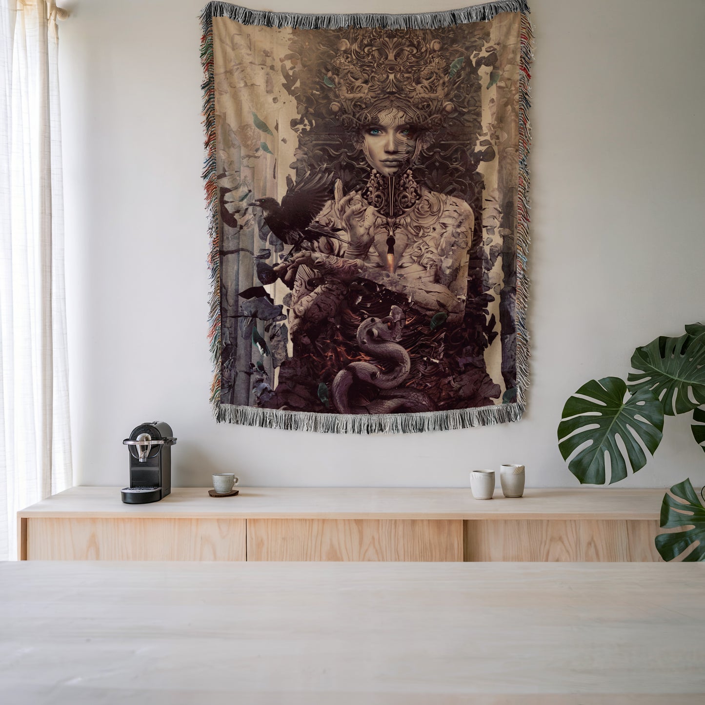 House of Earth and Blood Woven Blanket