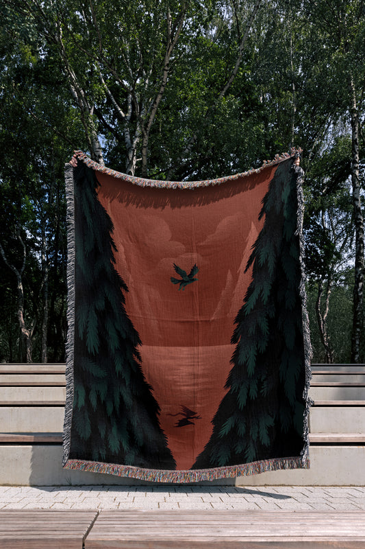 Heir of Fire Woven Throw Blanket