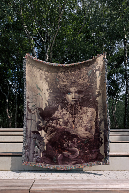 House of Earth and Blood Woven Blanket