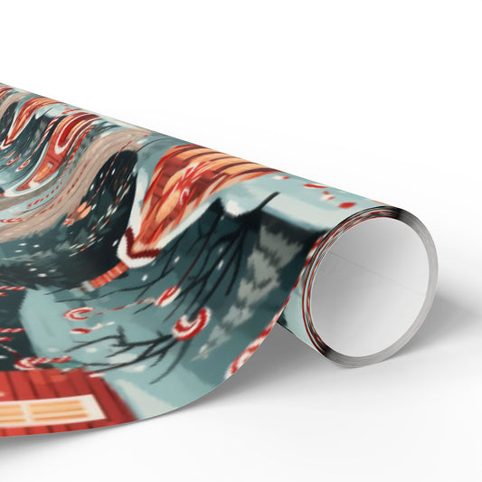 Christmas Gingerbread House Wrapping Paper