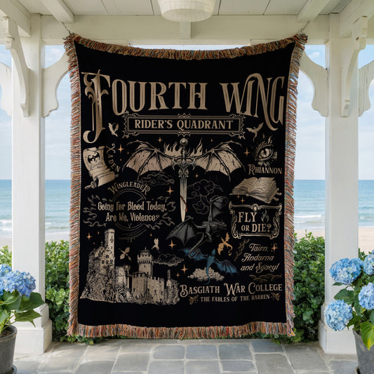 Fourth Wing Cozy Blanket