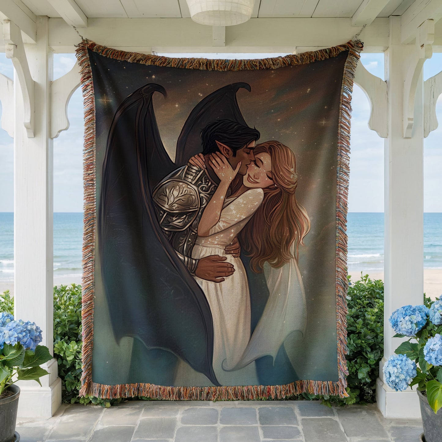 ACOTAR Romantasy Lovers Woven Blanket - MagicMerchEmporium