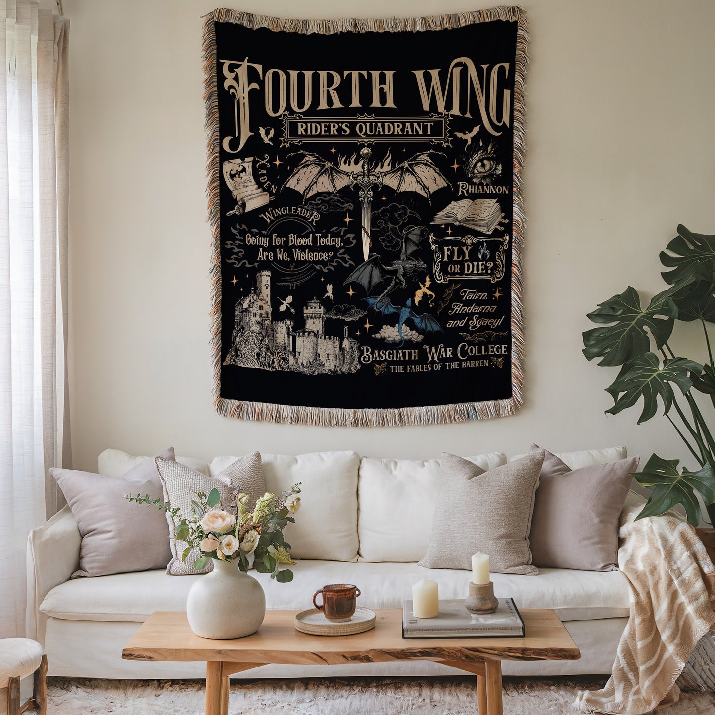 Fourth Wing Cozy Blanket