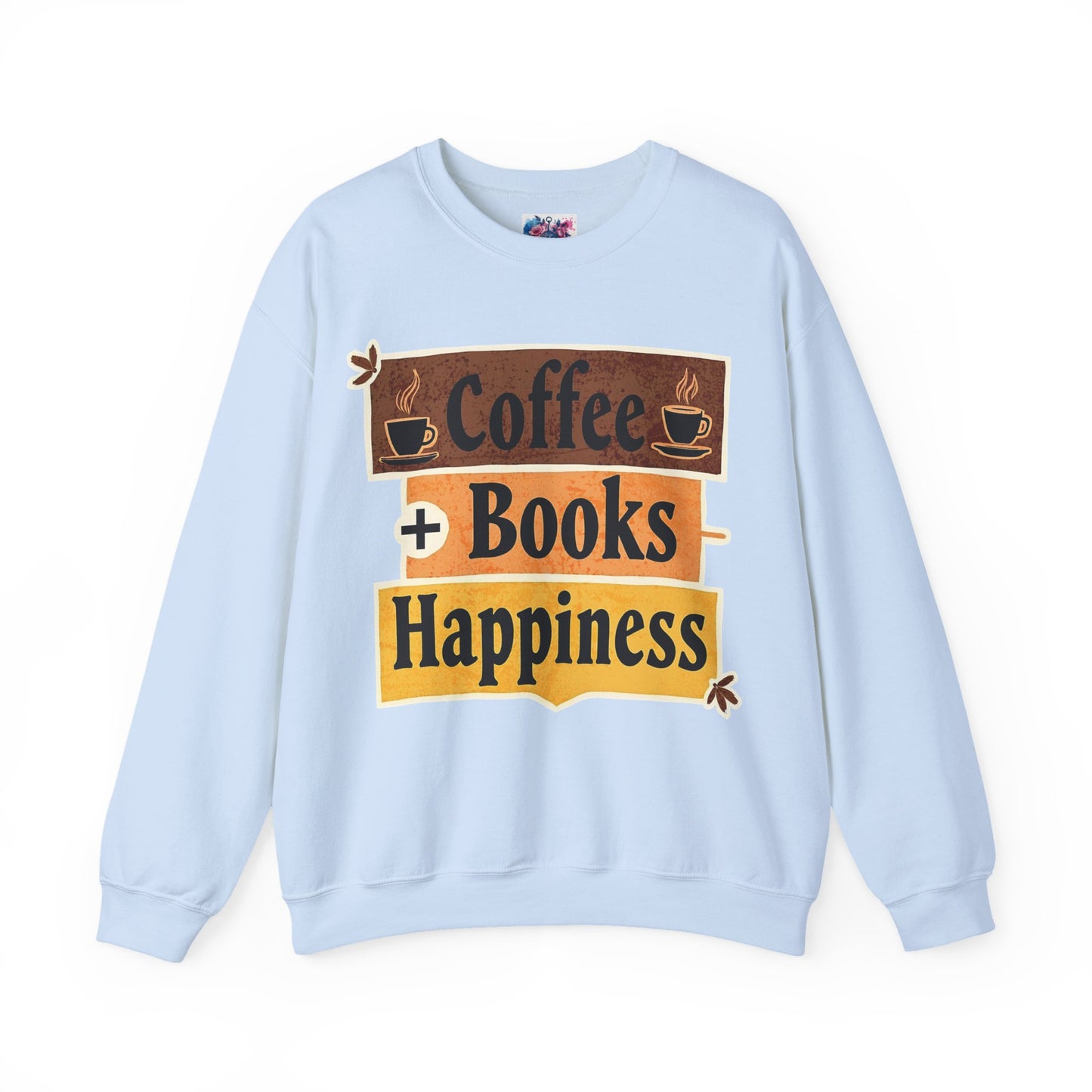 "Coffee + Books = Happiness" Sweatshirt