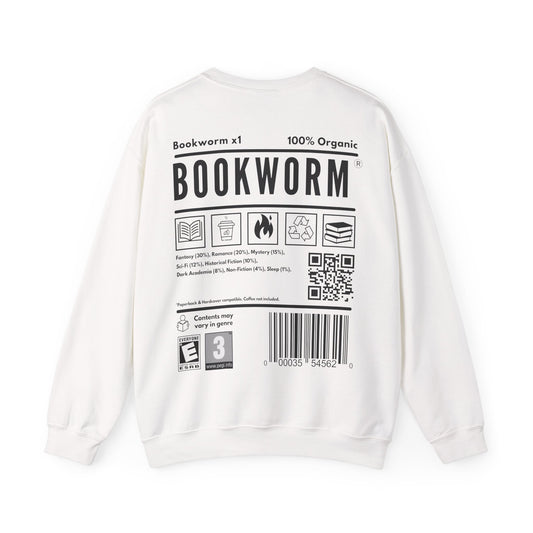 Bookworm Barcode Sweatshirt - MagicMerchEmporium