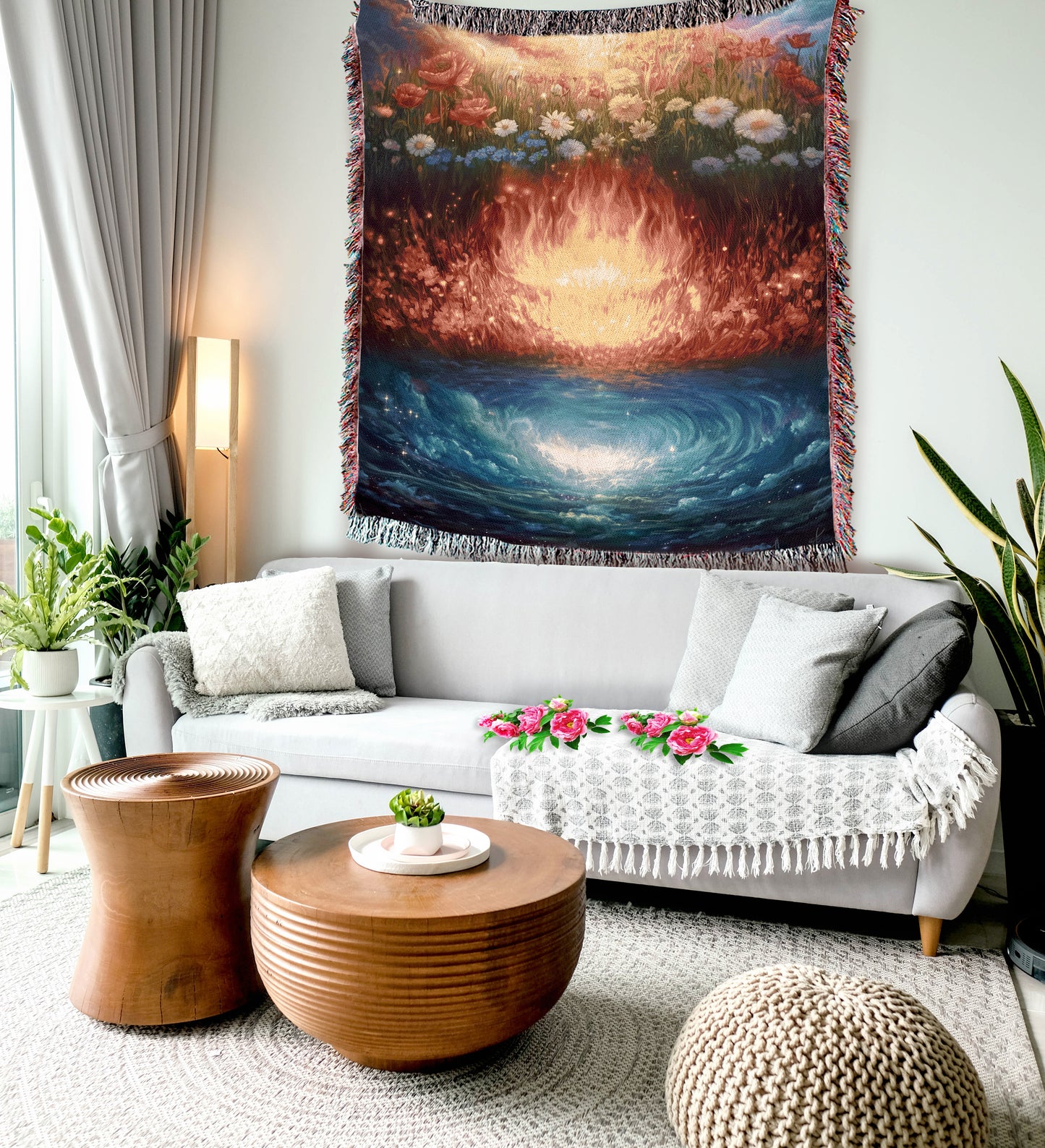 Feyre's Painted Dresser Woven Blanket