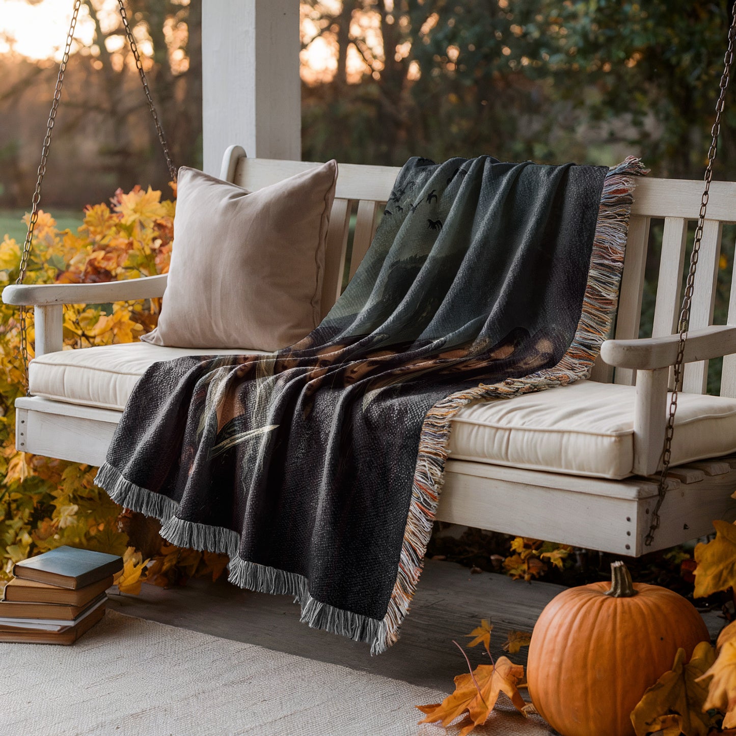 The Thirteen Witches Woven Blanket