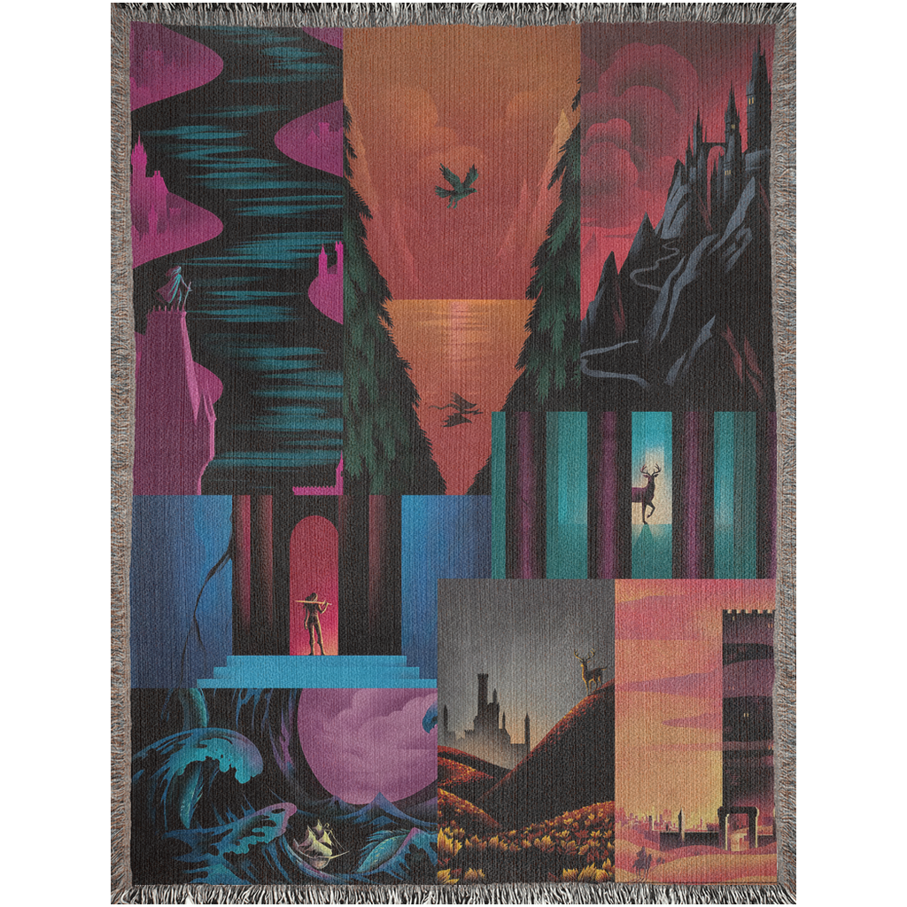 Throne of Glass Woven Throw Blanket