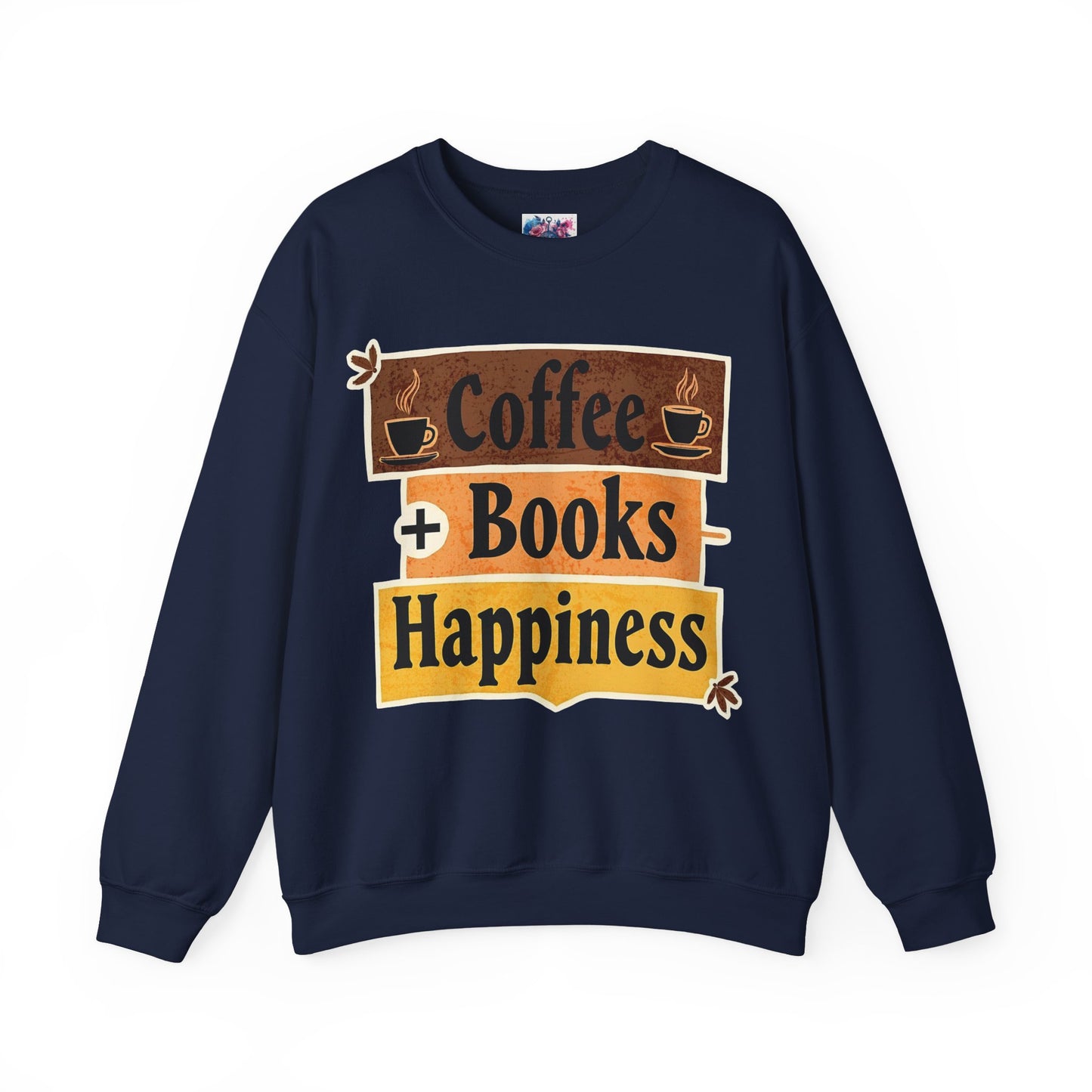 "Coffee + Books = Happiness" Sweatshirt