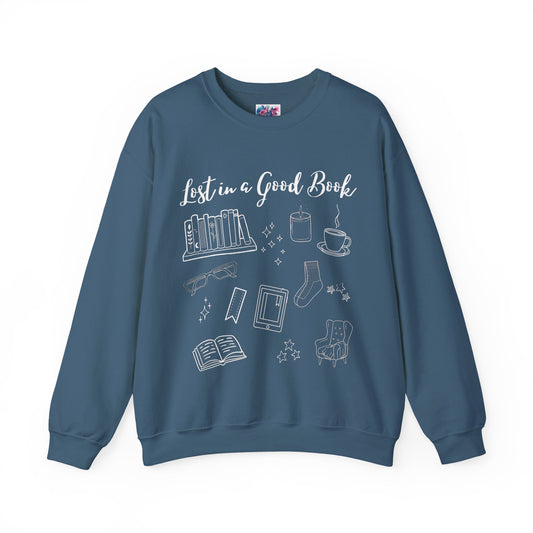 Lost in a Good Book Sweatshirt - MagicMerchEmporium
