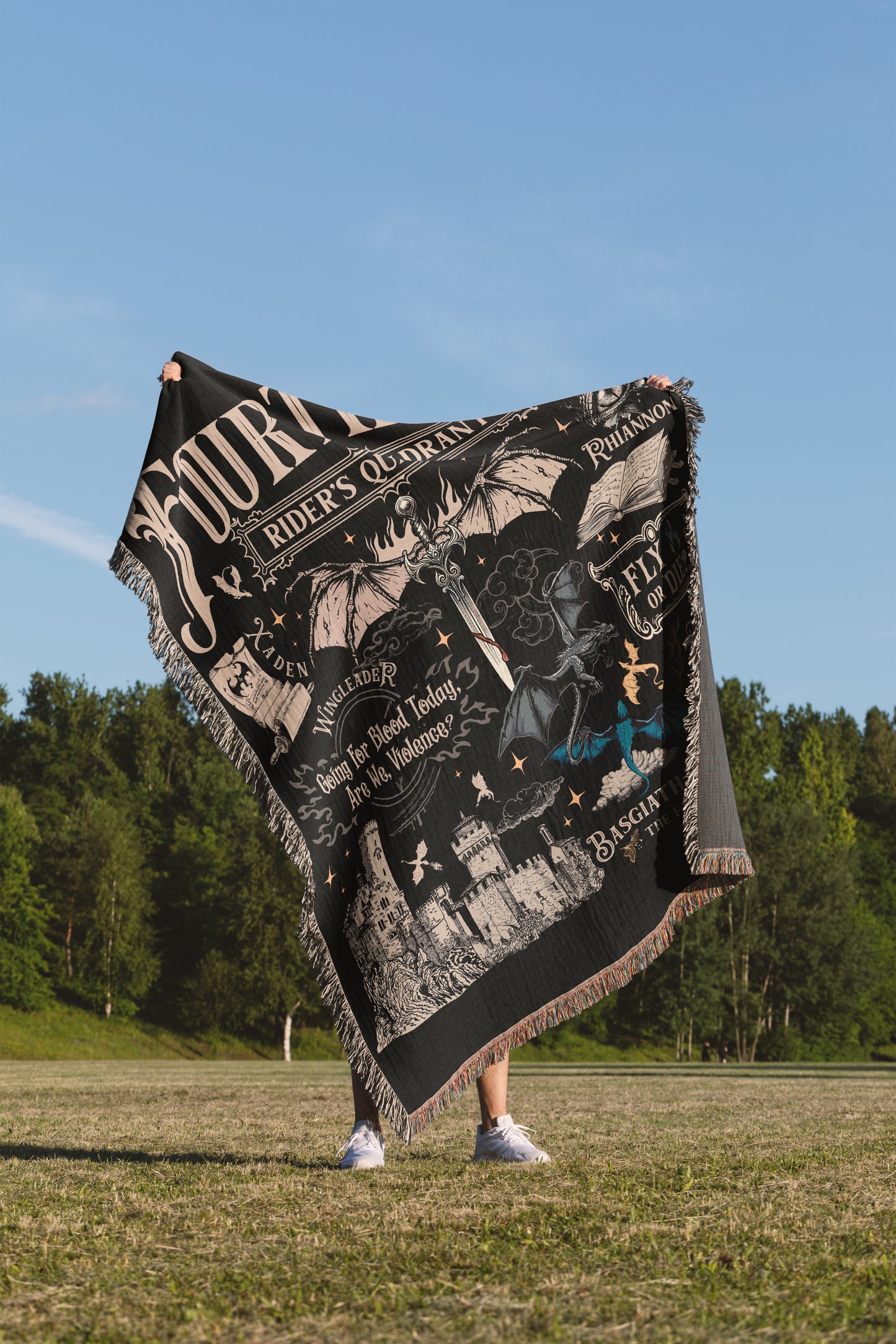 Fourth Wing Cozy Blanket