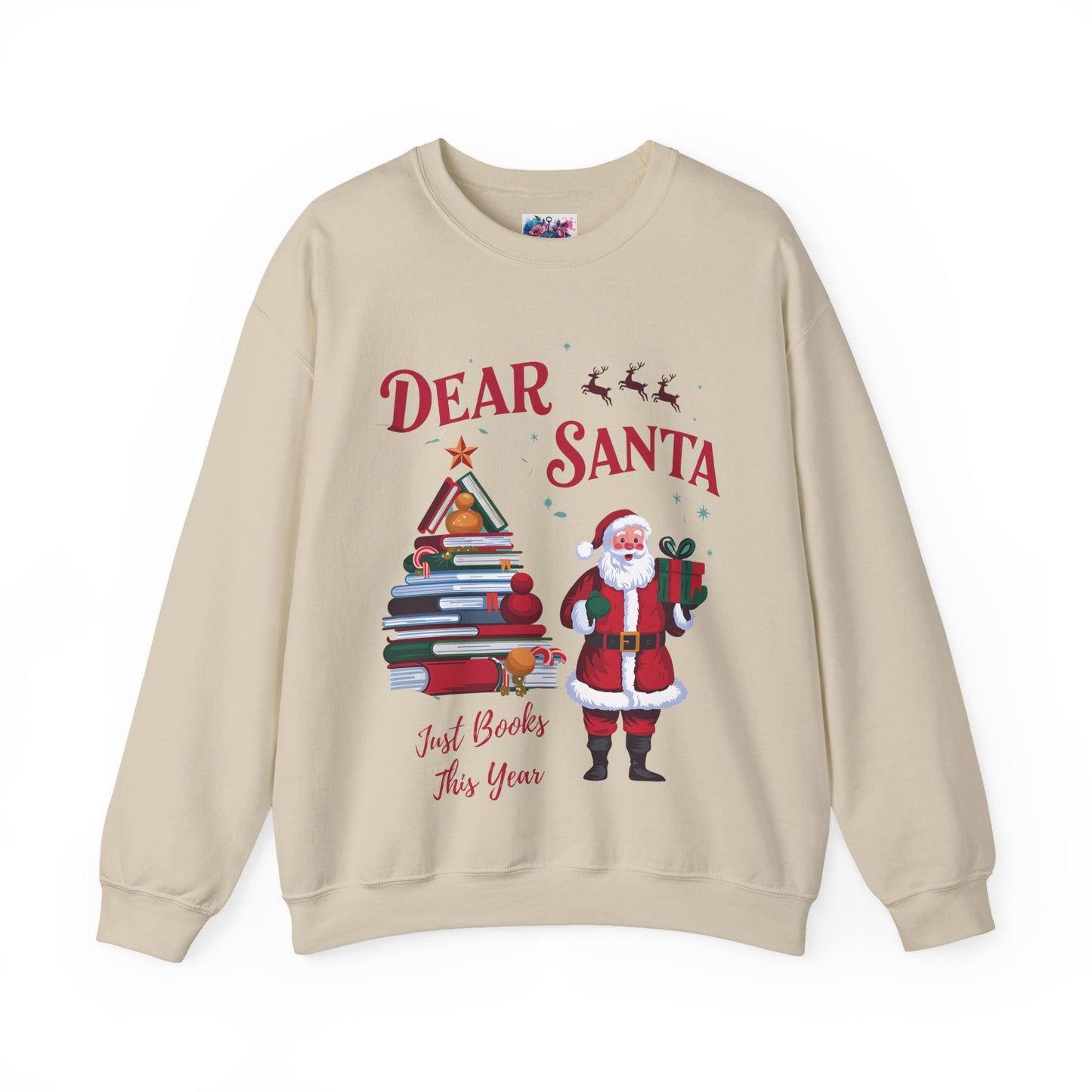 Dear Santa, Just Books This Year Christmas Sweatshirt