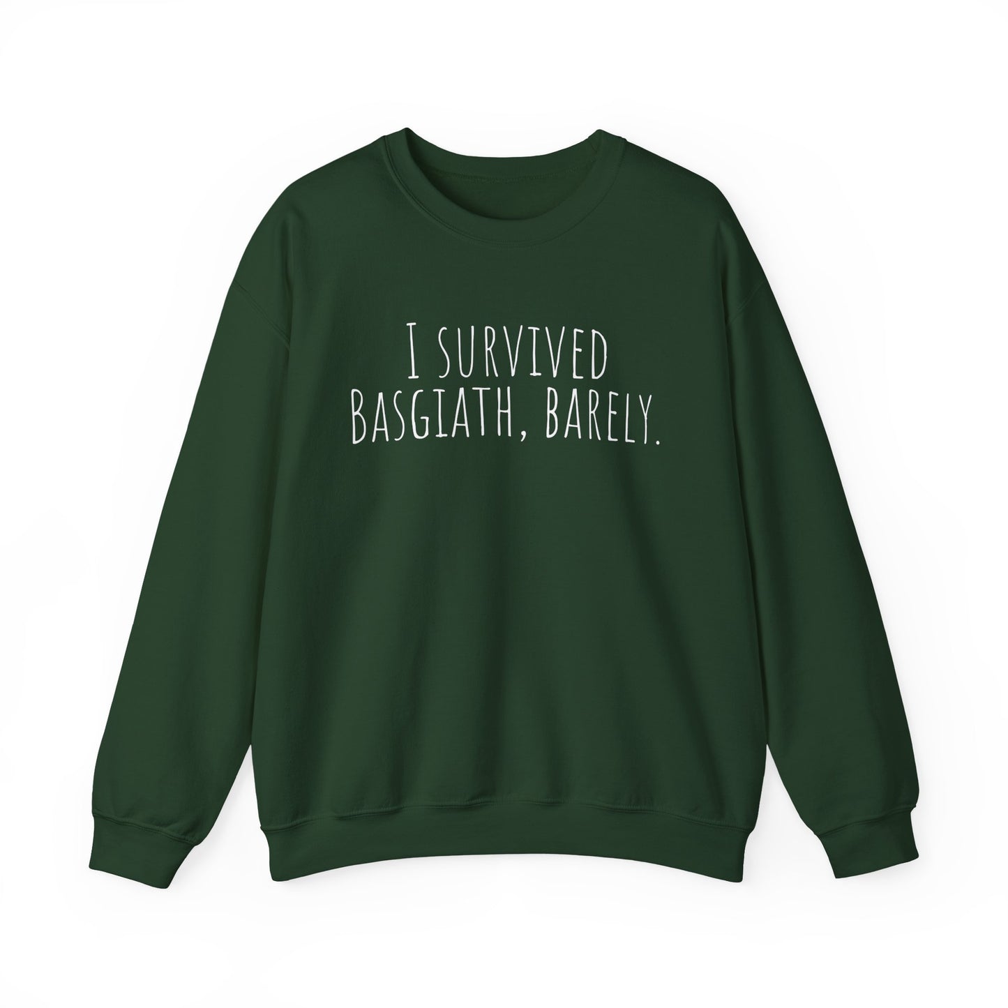 "I Survived Basgiath, Barely" Sweatshirt