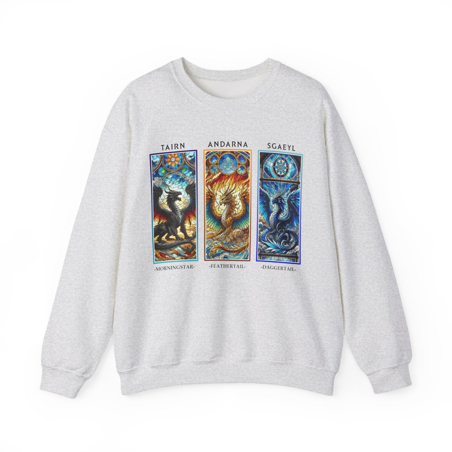 "Dragon Trio" Fourth Wing Inspired Sweatshirt