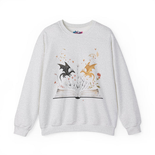 Two Dragons Fantasy Sweatshirt - MagicMerchEmporium