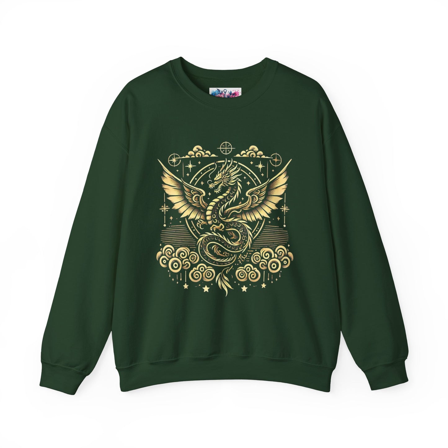 Golden Fourth Wing Dragon Sweatshirt