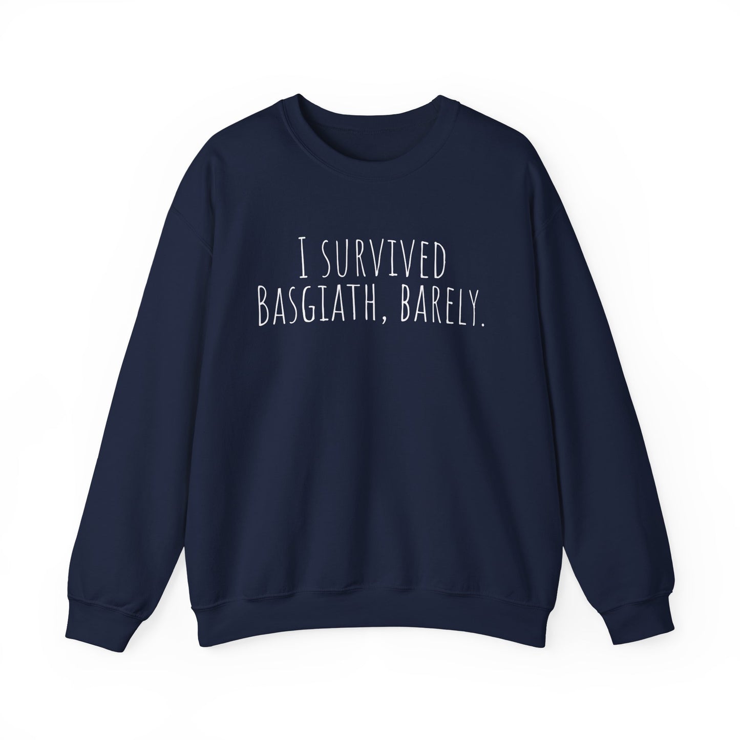 "I Survived Basgiath, Barely" Sweatshirt