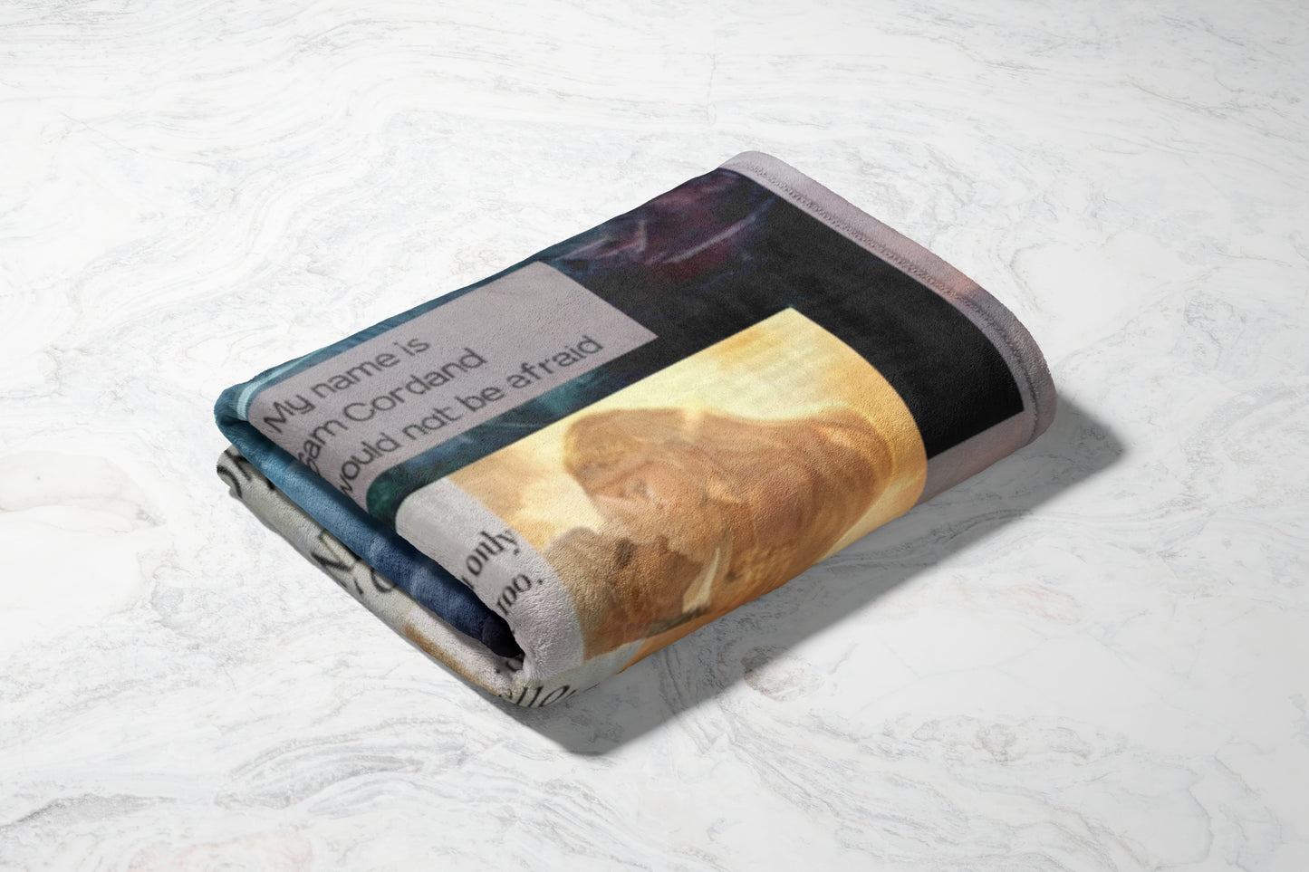 Personalized Custom Photo Collage Blanket for Unique Gift