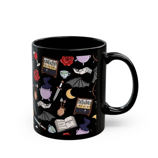 Black ACOTAR Fantasy Mug