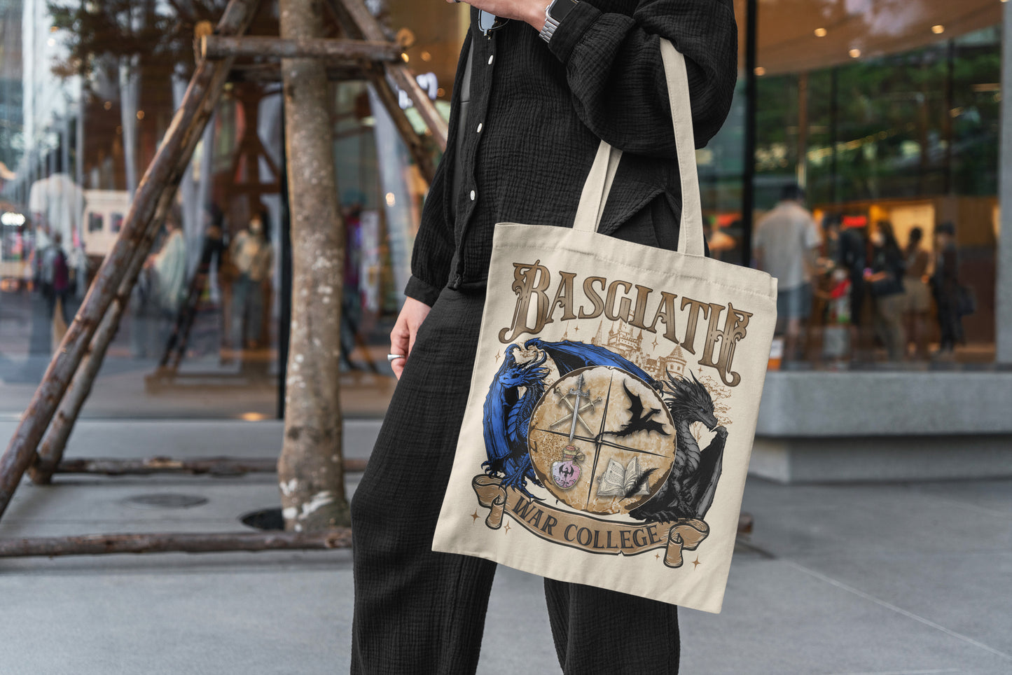 Dragon Rider’s Circle Tote Bag