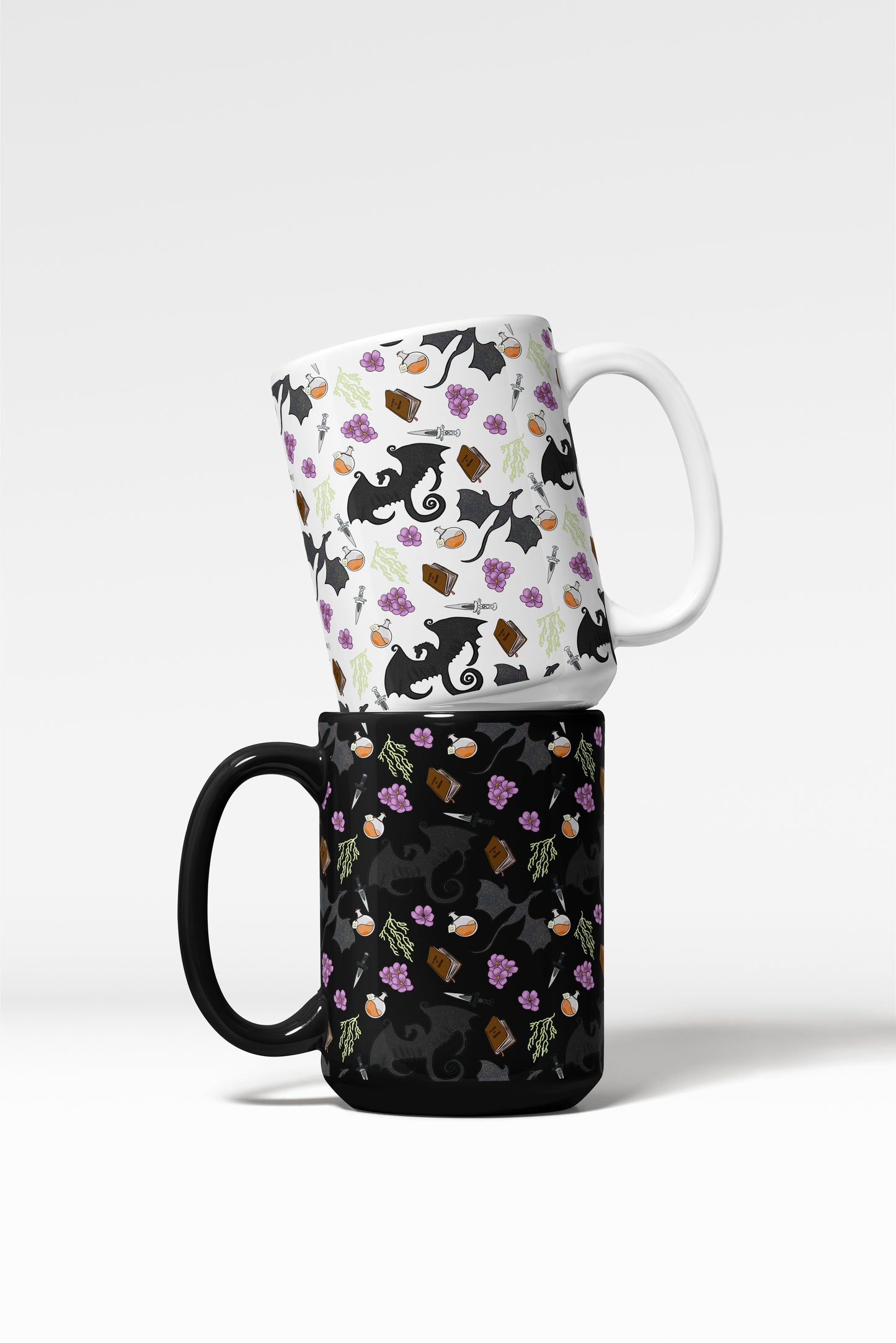 🐉 Fourth Wing Inspired Dragon Mug | Fantasy Bookish Gift