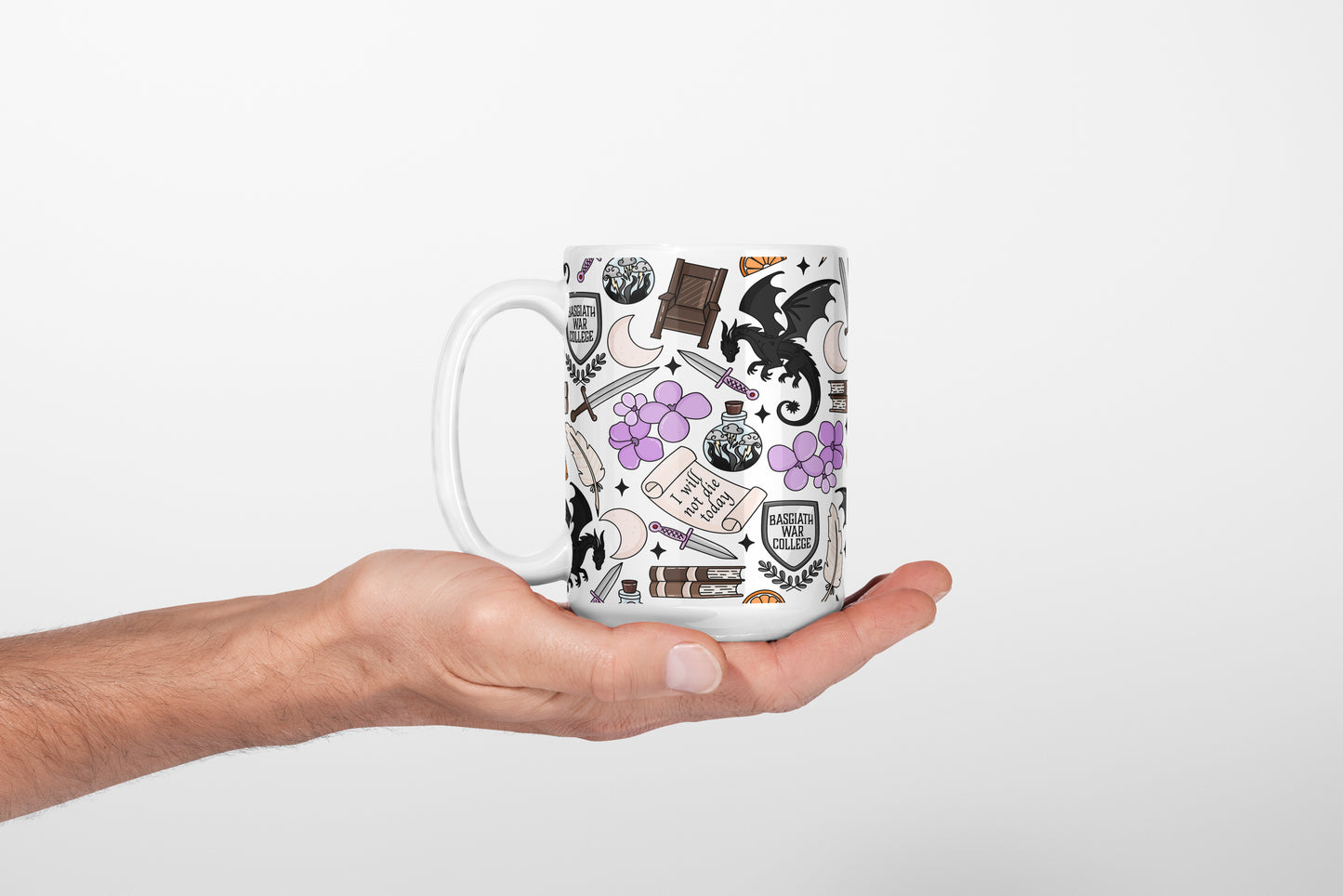 🐉 Fourth Wing Fantasy Mug | Perfect Bookish Gift