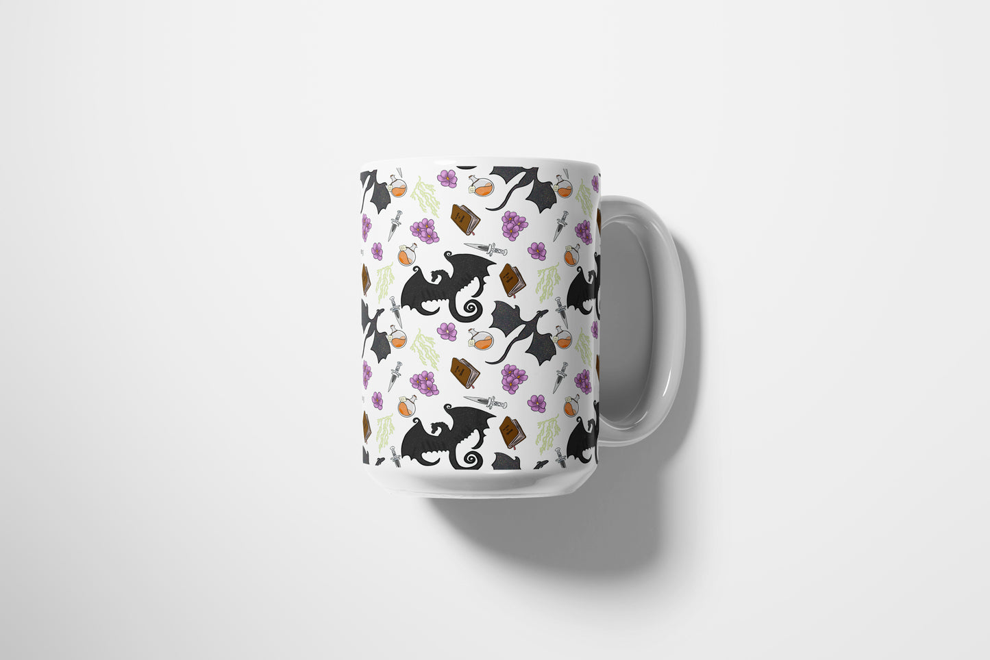 🐉 Fourth Wing Inspired Dragon Mug | Fantasy Bookish Gift