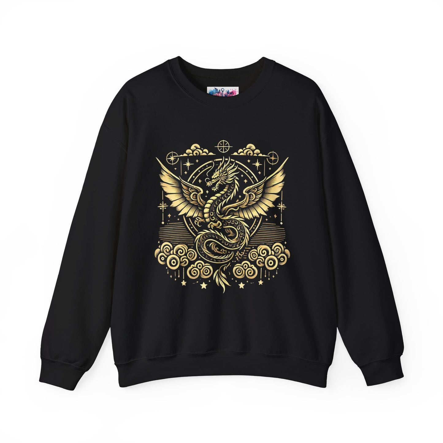 Golden Fourth Wing Dragon Sweatshirt