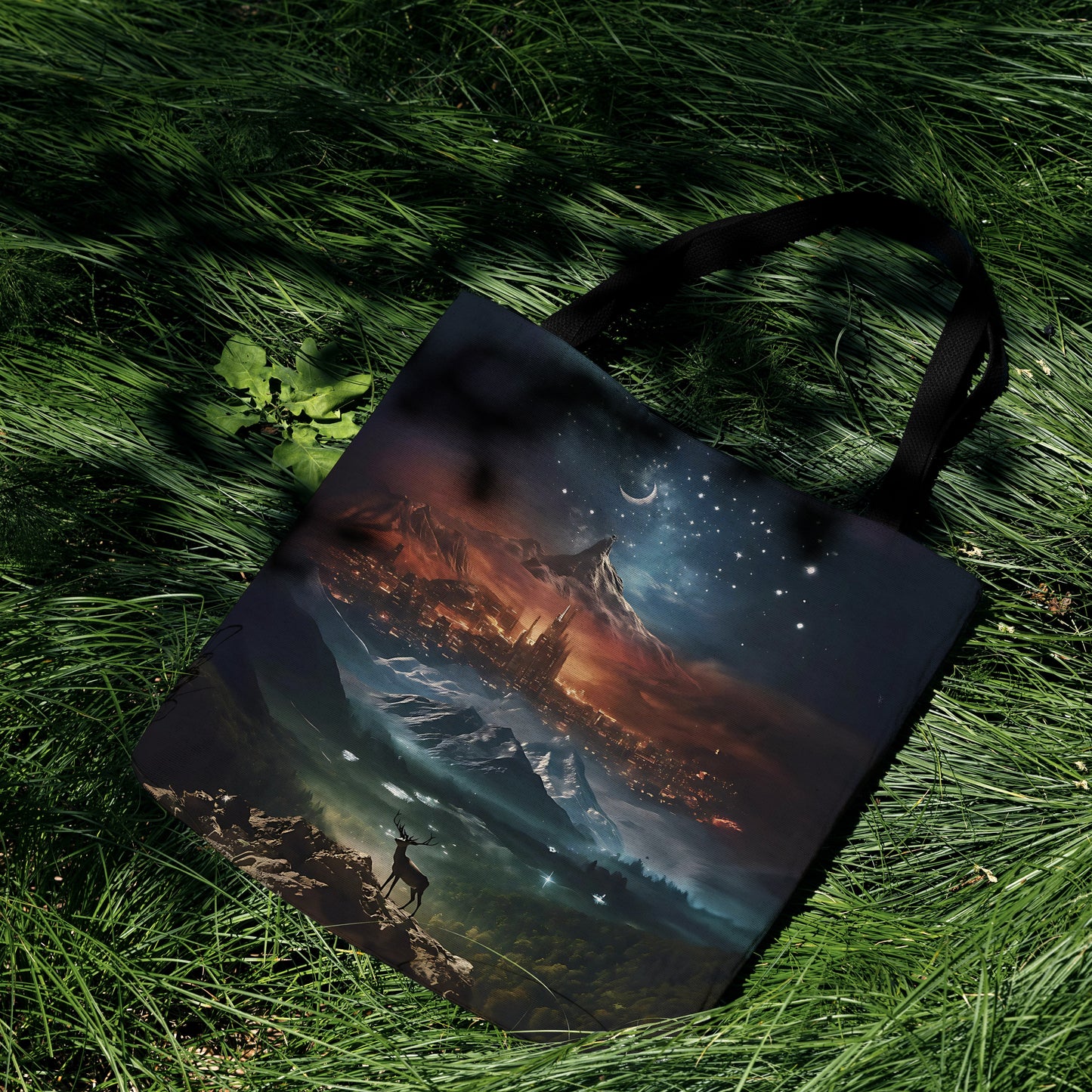 Velaris Dreamscape Woven Tote Bag - MagicMerchEmporium