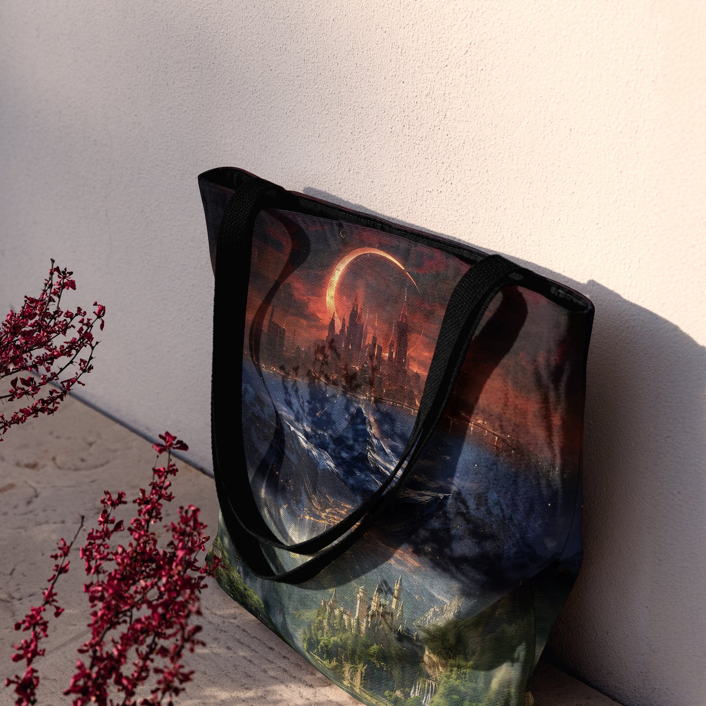 ACOTAR Realms Woven Tote Bag - MagicMerchEmporium