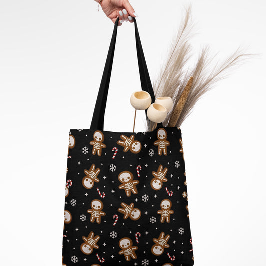 Gothic Gingerbread Woven Tote Bag