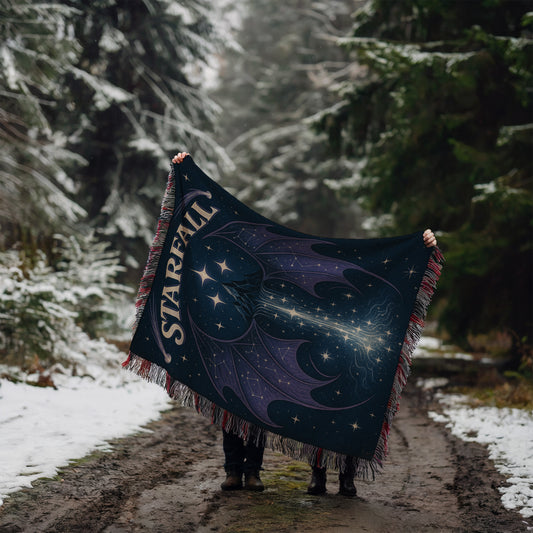 Starfall Night Court Woven Blanket
