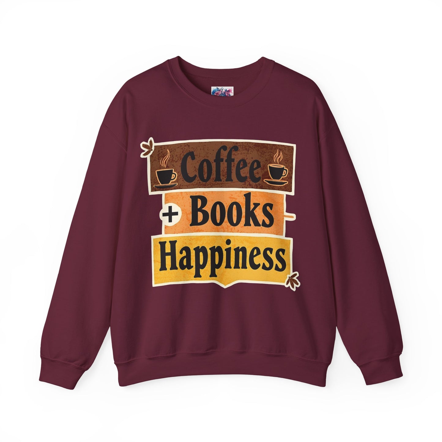 "Coffee + Books = Happiness" Sweatshirt