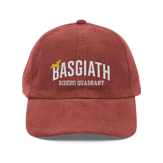 Basgiath Riders Quadrant Hat - Vintage Corduroy Cap - MagicMerchEmporium