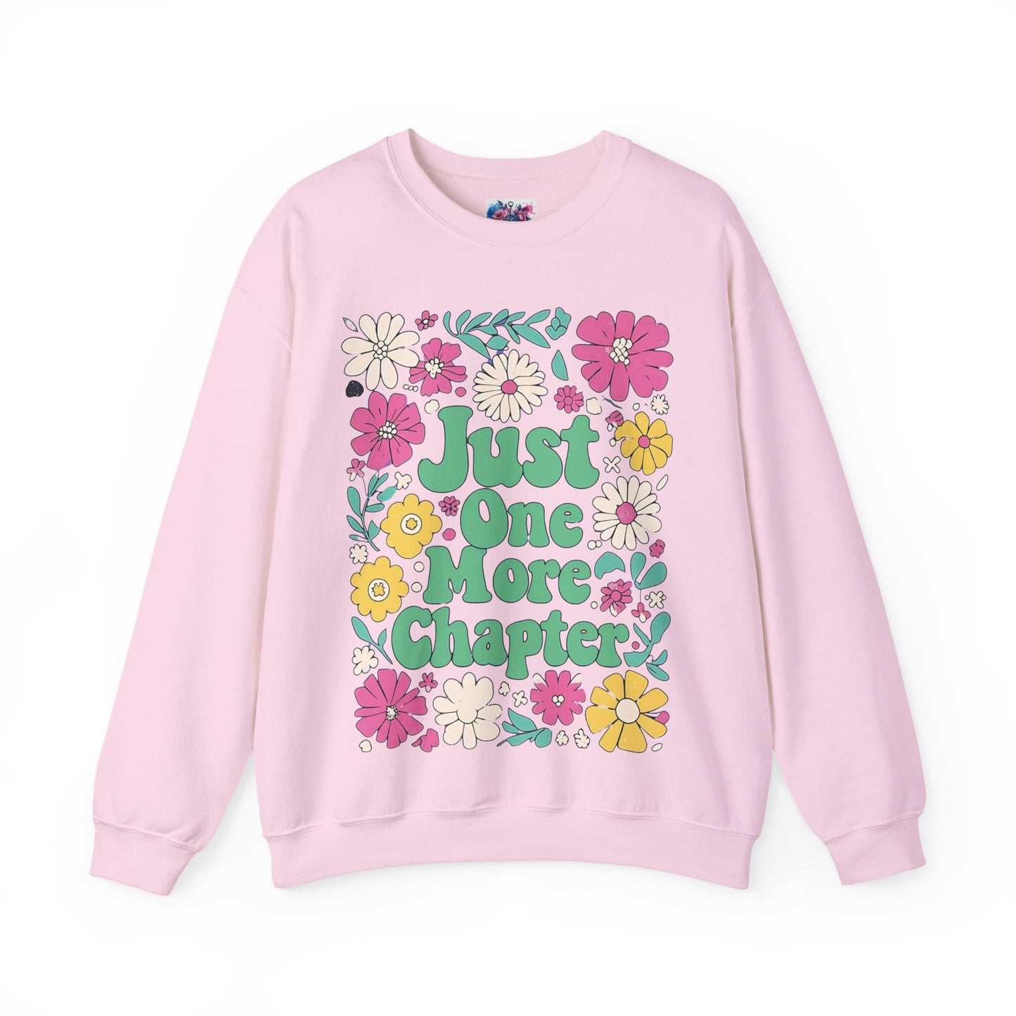 Just One More Chapter Flower Sweatshirt