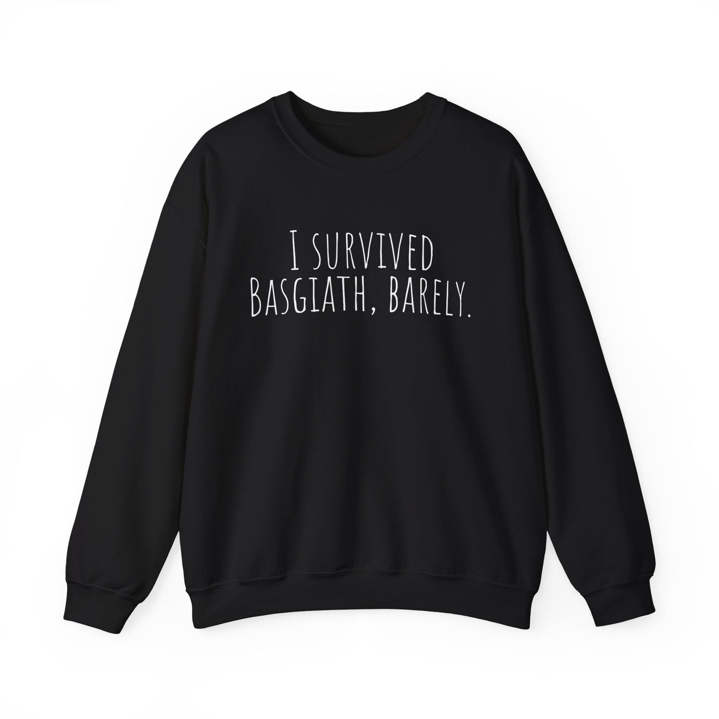"I Survived Basgiath, Barely" Sweatshirt
