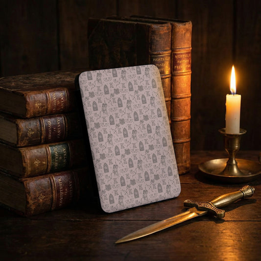 Gothic Fantasy Books Stained Glass Dragon Archer Pattern product type