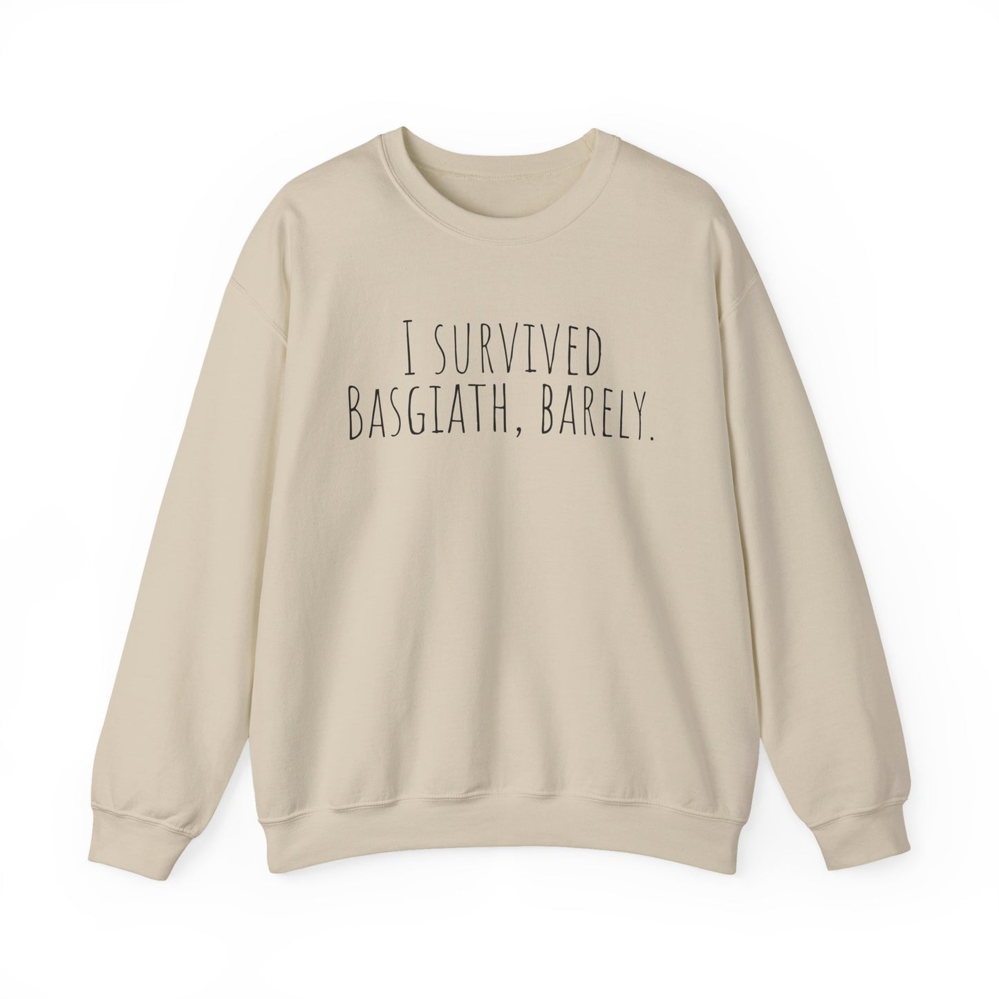 "I Survived Basgiath, Barely" Sweatshirt
