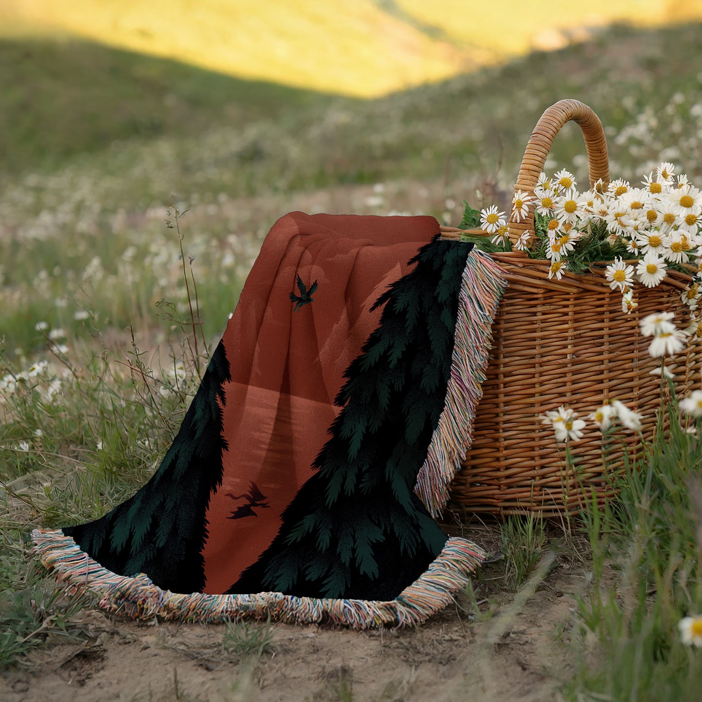 Heir of Fire Woven Throw Blanket