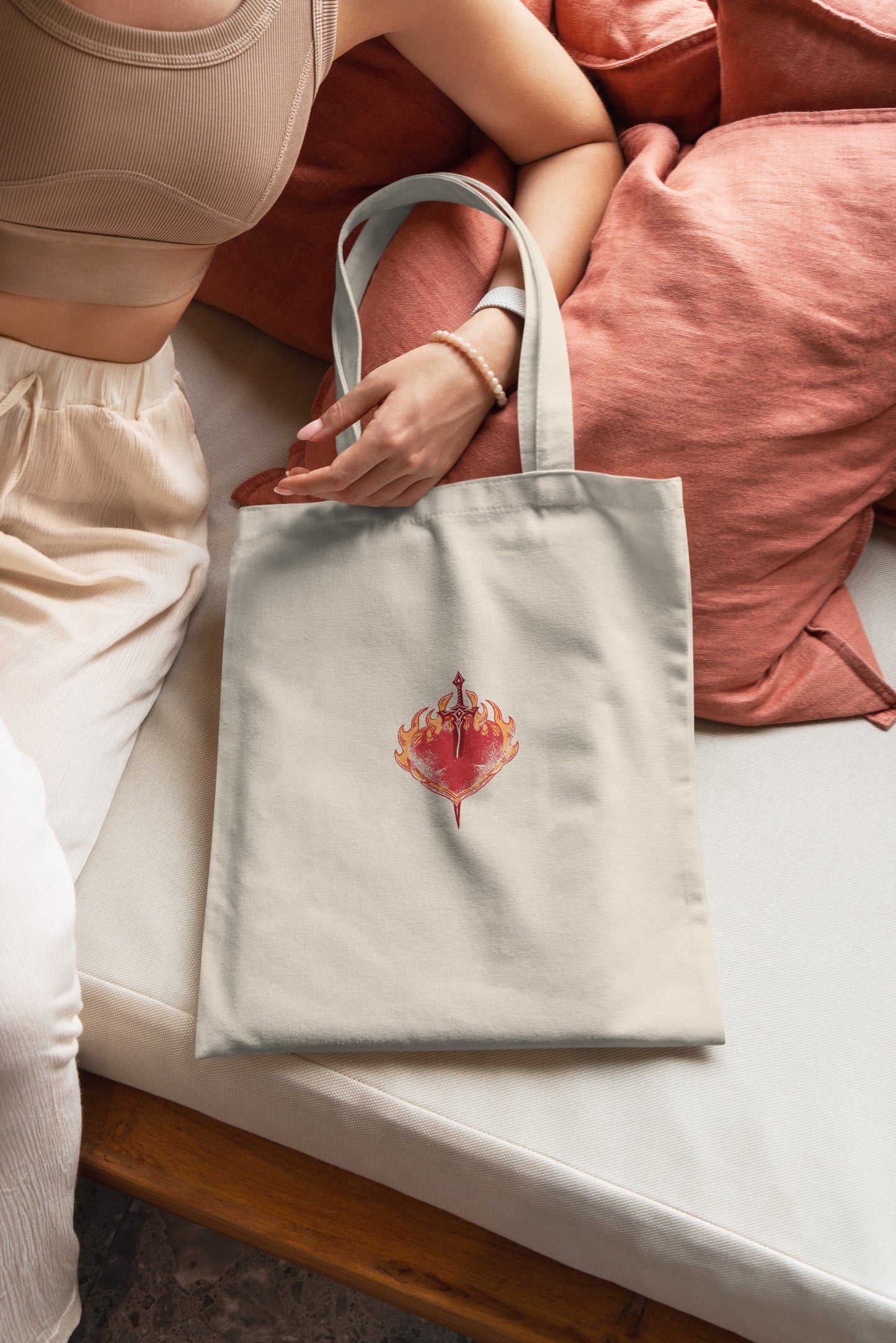 “I Love You” in Book Quotes Tote Bag