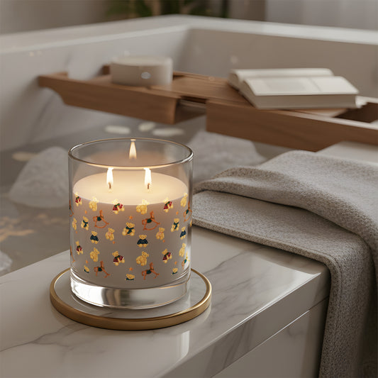 Whimsical Scented Candle for Relaxing Bath Time