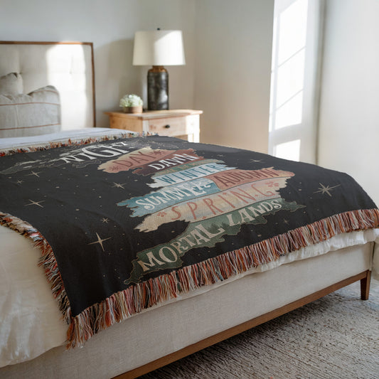 ACOTAR Courts Woven Blanket