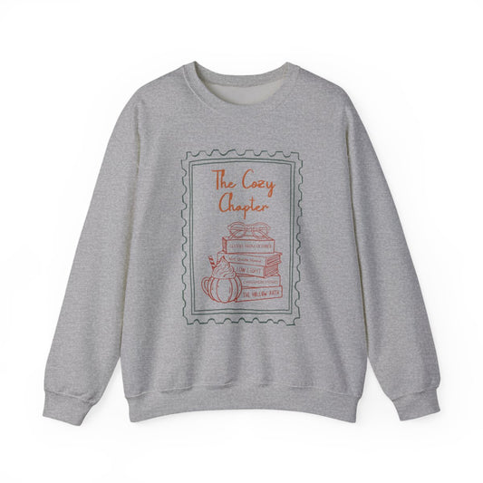 Cozy Chapter Reading Theme Grey Sweatshirt product
