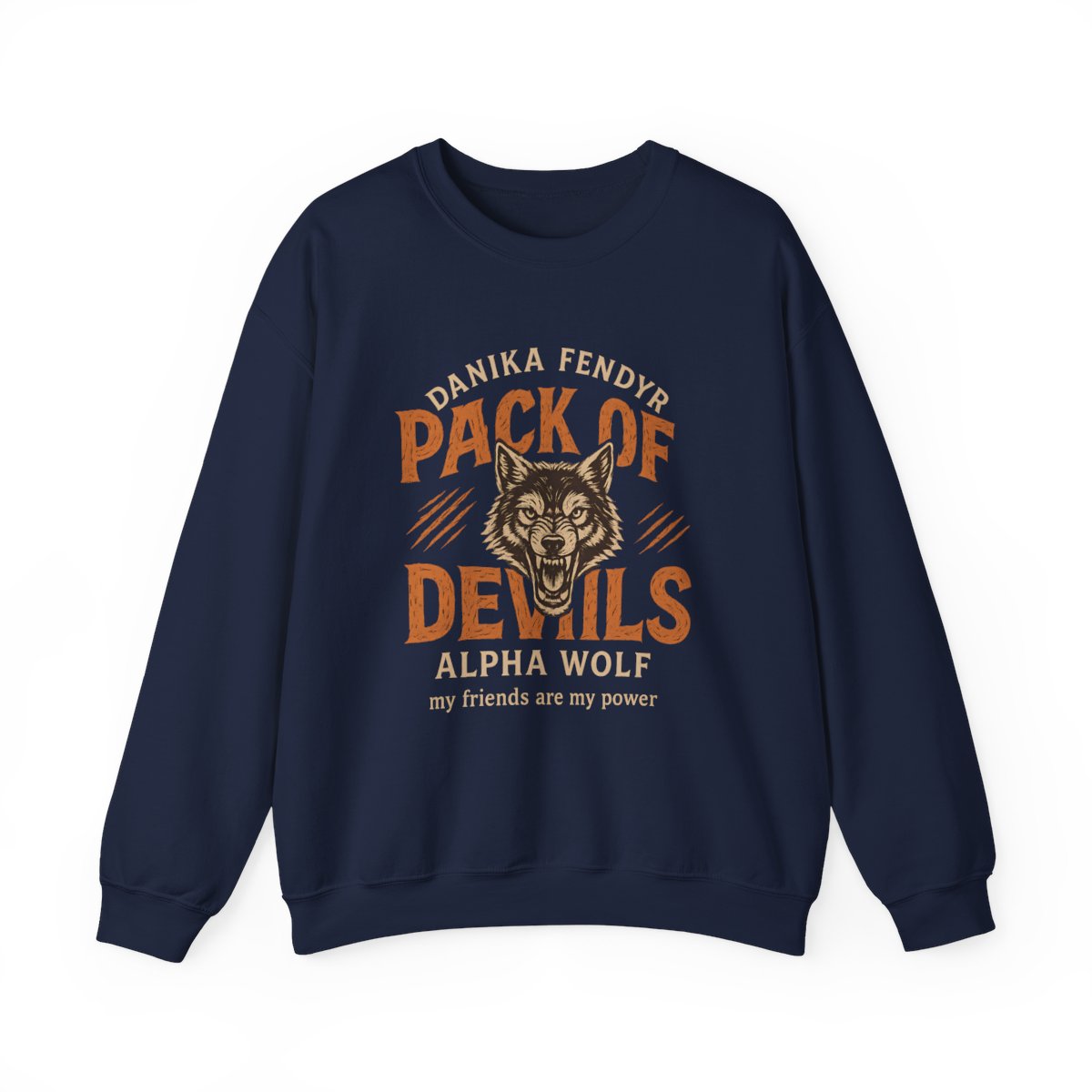 Pack of Devils Alpha Wolf Graphic Sweatshirt
