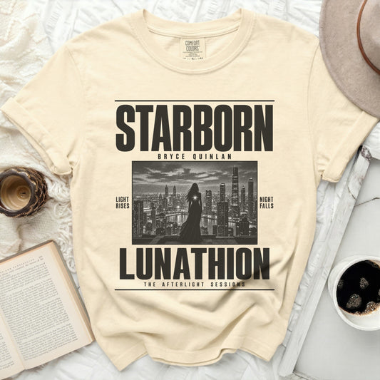 Starborn Bryce Quinlan Lunathion The Afterlight Sessions t-shirt design.