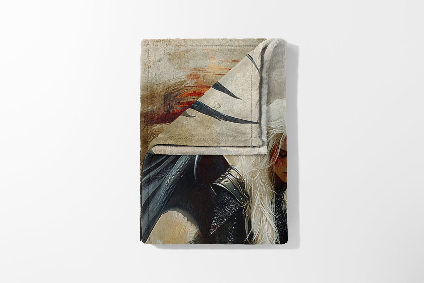 Fantasy Character Art Blanket for Cozy Evenings