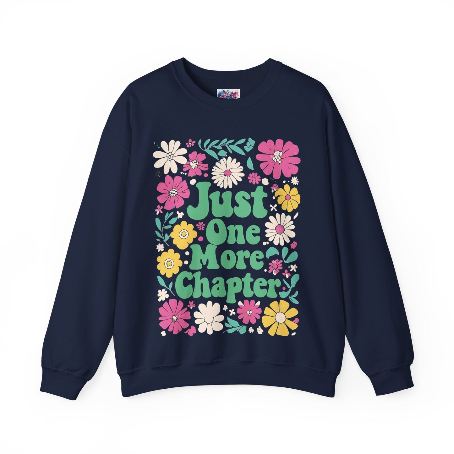 Just One More Chapter Flower Sweatshirt