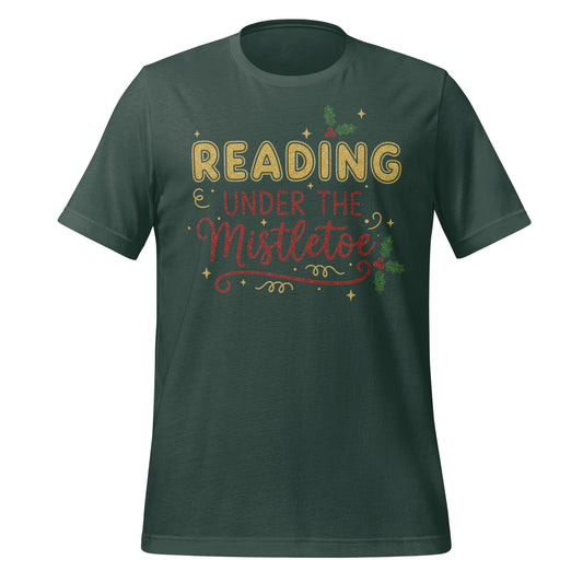 Reading Under The Mistletoe Graphic T-shirt